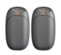 Hand Warmers Recargable, 2 en 1 Portable Hand Heater, 3600 mAh USB Fast Heating with 3 Temperature Settings for Cold Weather, 3,54 x 1,97 x 0,63 pulgadas, Black