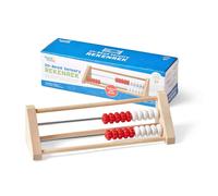hand2mind 20 Bead Wooden Sensory Rekenrek Abacus for Kids Math Math Manipulatives Kindergarten Counting Rack for Kids Counters for Kids Math Educ