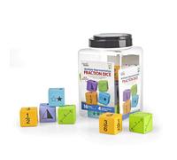 hand2mind - 91268 Multiple Representation Fraction Foam Dice for Kids