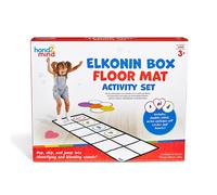 Hand2Mind Elkonin Box Mat de la alfombra del piso Conciencia fonmica Phonics Juegos Ciencia de la lectura de materiales en el aula de los trabajos d