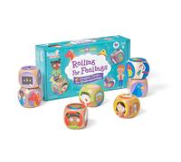 hand2mind Rolling for Feelings Juego de dados Juegos de terapia Juego Juguetes de terapia Aprendizaje socioemocional Regulacin emocional para ni