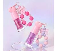 HANDAIYAN - Shine Lip Gloss With Beaded Bracelet - 4 Colors 01# Peach Diamond - 3.6ml