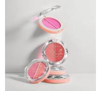 HANDAIYAN - Two-Tone Mineral Blush Palette - 5 Types 04# Light Pink & Magenta - 6g