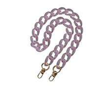 Handbag Bolso de mano resina for mujer, superchic, Color caramelo, fácil combinar, correa mate, cadena for niñas, bolso noche a la moda, cinturón Crossbody(Pink,85cm)