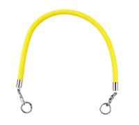 Handbag Bolsos De Mujer de 30-60cm, asas cuerda cuero tejidas, correas hombro for bolso, accesorios cadena repuesto hechos a mano DIY, 2 uds Crossbody(Yellow,50cm)