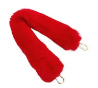 Handbag Correa de mango piel sintética, accesorios cartera, cadena bolso, billetera repuesto, correa hombro, cruzada, mano peluda Crossbody(Red,120cm)