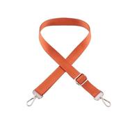 Handbag Correa for bolso de hombro, correa repuesto ancha a la moda for bolsos, accesorios for mensajero nailon for mujer, correas for con hebilla Metal plateado Crossbody(Orange)