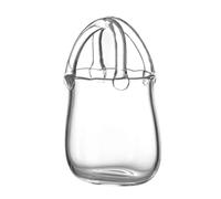 Handbag Shaped Drink Purse, Wine Cocktail Cup, Novelty Glass Beverage Container, High Grade Borosilicate Glass with Polished Finish, Premium Glassware Hardware, Party Accessory for Wedding Birthday