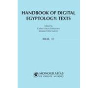 Handbook Of Digital Egyptology: Texts (ebook)