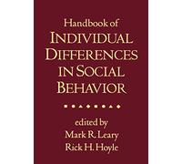 Handbook of Individual Differences in Social Behavior