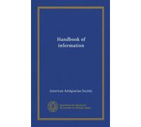 Handbook of information