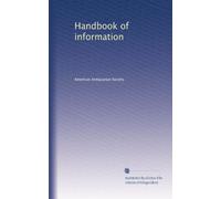 Handbook of information