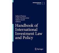 Handbook of International Investment Law and Policy