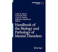 Handbook of the Biology and Pathology of Mental Disorders