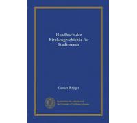 Handbuch der Kirchengeschichte für Studierende