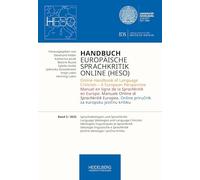Handbuch Europäische Sprachkritik Online (HESO) / Sprachideologien und Sprachkritik. Language Ideologies and Language Criticism. Idéologies ... - A European Perspective. Manuel...: 5/2025