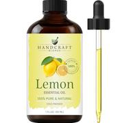 Handcraft Blends Aceite esencial de limón, 30 ml | 100% puro y natural, prensado en frío, grado premium para difusor, aromaterapia, piel, masaje, velas y jabón