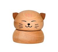 Handcraft - Caja musical giratoria de madera con forma de seta clásica, melodías clásicas, decoración del hogar, para niños y adultos