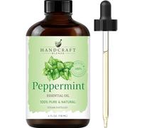 Handcraft Peppermint Essential Oil - 100% Pure and Natural Premium Therapeutic Grade with Premium Glass Dropper - Huge 4 fl. oz
