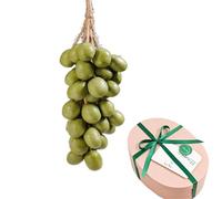 Handcrafted Grape Soap,Natural Cold Process Soap,Vegan Bar Infused Soaps,Face & Body Bath Wash Soaps,Exquisite Home Decor and Gift Choice for All Skin (1, Green)