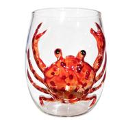 Handcrafted Octopus Glass 9cm Marine Life Stemless Cup For Drinks