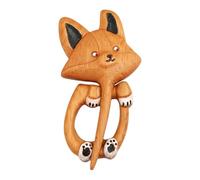 Handcrafted Wooden Brooch Pin - Animal Design Corsage With Secure Backing | Decorative Lapel Pin For Apparel, Jacket, Coat, Sweater, Scarf, Shawl, Collar, Banquet And Party Events, riferimento