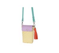 Handed By Scoop Crossbody Bag Fat Strap Vanilla Yellow Size XS with PU Shoulder Strap & Tassel