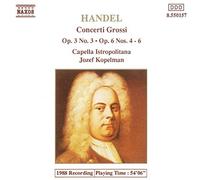 Handel Georg Friedri – Concerto Grosso N.3 Op.3, N.4, N.5 – NAXOS
