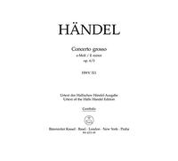 Handel, George F.. Concerto Grosso HWV 321 Op.6/3/ Cembalo