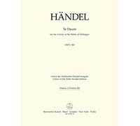 Handel, George F.. Te Deum HWV 283/ Violin I