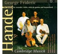 Handel - Sonatas for Recorder Violin / Viola & Harpsichord
