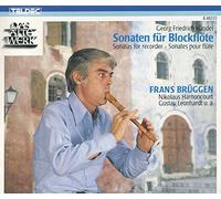 HANDEL - SONATES POUR FLUTE - SONATEN FUR BLOCKFLOTE - FRANS BRUGGEN, NIKOLAUS HARNONCOURT, GUSTAV LEONHARDT