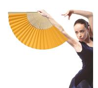 Handfaltfächer - Dekorativer Faltfächer | Vintage-Handfächer aus Seide mit Rahmen | Charmanter, eleganter Retro-Ventilator (20,3 cm) für Frauen, Mädchen, Tanz, Cosplay, Hochzeit, Party-Dekoration