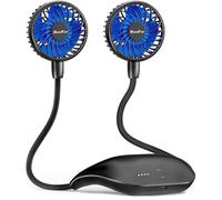 HandFan HandFan10000mAh Ventilador Portatil Cuello Mini Ventilador USB Recargable,Ajustable De 360 °,48 Horas De Tiempo De Trabajo Para La RefrigeracióN Personal, Camping,Viajes, Oficina, Iglesia