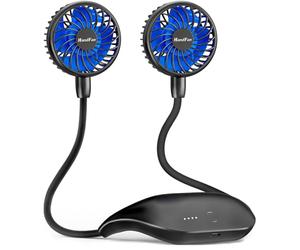 HandFan HandFan10000mAh Ventilador Portatil Cuello Mini Ventilador USB Recargable,Ajustable De 360 °,48 Horas De Tiempo De Trabajo Para La RefrigeracióN Personal, Camping,Viajes, Oficina, Iglesia