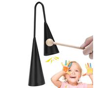 Handheld Agogo Bell - Instrumento de percusión Cowbell, campana rítmica portátil | Instrumento de percusión manual Agogo Bell, Campana Agogo de tono ajustable para baterías, clases de música y pra