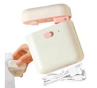 Handheld Bag Sealing Machine, Small Heat Resealed Device, Food Freshness Preserver, Travel Friendly Kitchen Utensil for Snacks Sandwiches Vegetables Picnic Storage and Fridge Use, 6.6x4.7x2.6cm