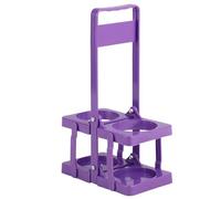 Handheld BeerBasket - Rack plegable, para vino y bebida, portable para botellas | Duraable Outdoor Camping Picnic BBQ Travel Trip Bar Party Beverage Organizador Whiskey BeerHolder Conveniente