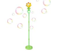 Handheld Bubble Machine, LED Flower Toy, Sunflower Blowing Stand, Backyard Playground School Summer Bath Setup, Boys Girls Easter New Year Party Station, Outdoor Gear for Fun, Play, 28 * 19cm