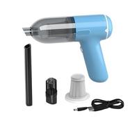 Handheld Car Vacuum Cleaner, Cordless Car Vacuum Cleaner, 9000Pa Vacuum And Air Duster, Rechargeable Portable Mini Hand Held for,Home,Office,Pet Hair(Blue)