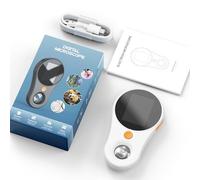 Handheld Digital Microscope, 500X Magnification 2MP 1920x1080P HD Portable Microscope, Handheld Magnifying Glass for Kids and Adults (Blanco)