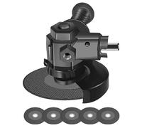 Handheld Electric Taladro Molino de ángulo Juego de cabezal de conversión Adaptador de corte Accesorios de pulido para acero al carbono Adaptador
