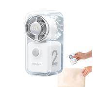 Handheld Fan - 5-Speed Folding Pocket Ventilator, 2000mAh Rechargeabl