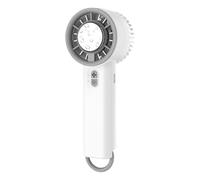 Handheld Fan, Cooling Fan, Rechargeable Battery Compact Lightweight Adjustable Speeds USB Charging Portable Strong Breeze, Air Cooler for Outdoor Indoor Camping Hiking, 72.44x23.62x13.78Inches, White
