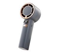 Handheld Fan, Digital Display Portable Hand Held Fan, Speed 1-120 Adjustable Cooling Device, Rechargeable 3000mAh Battery Operated Airflow Tool, Ideal for Beach, School, Workplace, Vacation