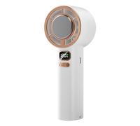 Handheld Fan, Digital Display Portable Hand Held Fan, Speed 1-120 Adjustable Cooling Device, Rechargeable 3000mAh Battery Operated Airflow Tool, Ideal for Beach, School, Workplace, Vacation