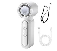 Handheld Fan Electric - Adjustable Rechargeable LED Display Power Device