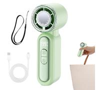 Handheld Fan Electric - Adjustable Rechargeable LED Display Power Device