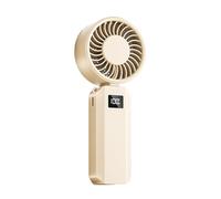 Handheld Fan Portable - Mini Portable Cooling Device for Travel | Foldable Hand Held Air Cooler, 6 Speed Rechargeable Fan with Display | Compact Cooling Device for Camping Hiking Beach Festival Office
