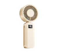 Handheld Fan Portable - Mini Portable Cooling Device for Travel | Foldable Hand Held Air Cooler, 6 Speed Rechargeable Fan with Display | Compact Cooling Device for Camping Hiking Beach Festival Office